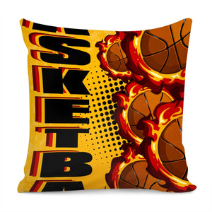 Basketball Pillow Cover