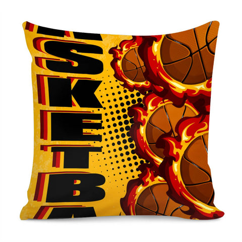 Image of Basketball Pillow Cover