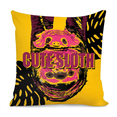 Image of Dk 023 111 Sloth Pillow Cover