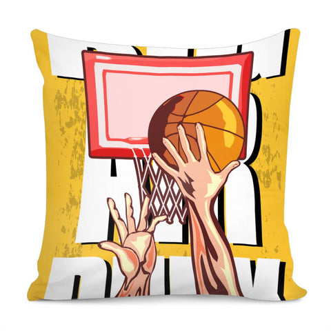 Image of Basketball Pillow Cover