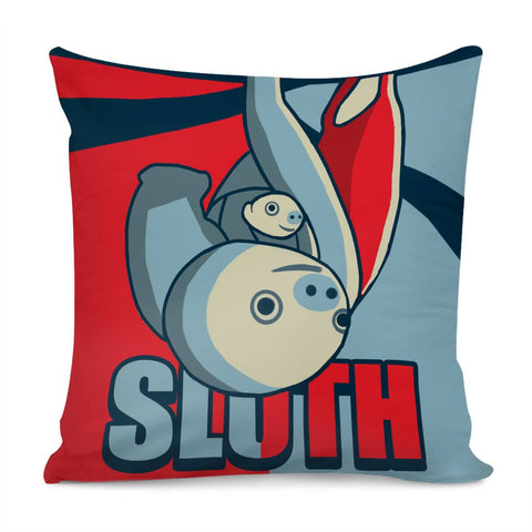 Image of Dk 023 108 Sloth Pillow Cover