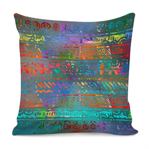 Blue Boho Pillow Cover