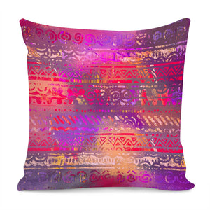 Pink Boho Pillow Cover