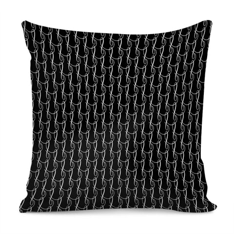 Image of Calligraphic Pattern 2 Pillow Cover