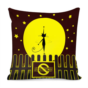 Animal Safety Sign Pillow Cover