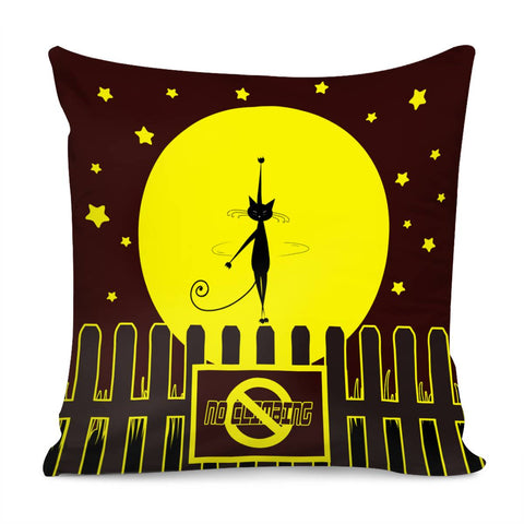 Image of Animal Safety Sign Pillow Cover