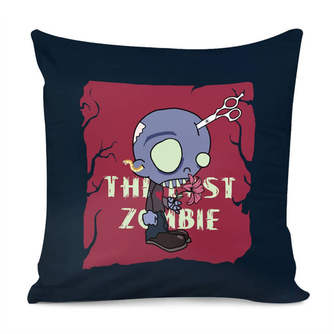 Image of Zombies And Words Pillow Cover
