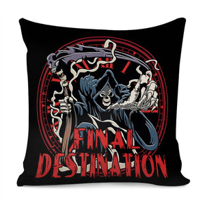 Grim Reaper Pillow Cover