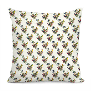 Flowers And Birds 2 Pillow Cover