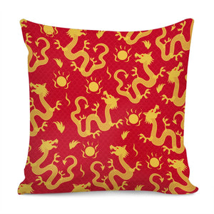 Chinese Tide Dragon Pillow Cover