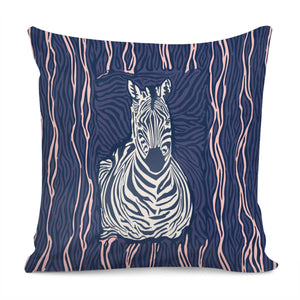 Zebra And Animal Textures And Animals Pillow Cover