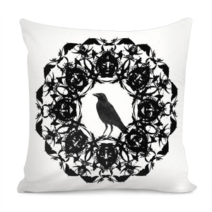 Crow Pillow Cover