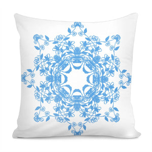 Blue Pillow Cover