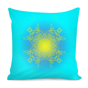 Blue Pillow Cover