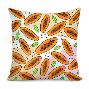 Papaya Pillow Cover