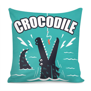 Crocodile Pillow Cover