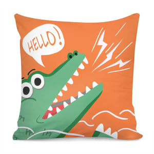 Crocodile Pillow Cover