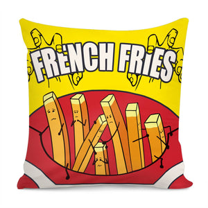 French Fries Pillow Cover