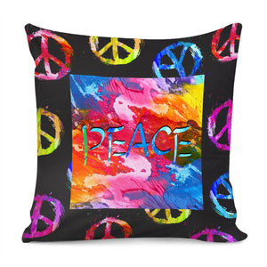 Peace Sign Pillow Cover