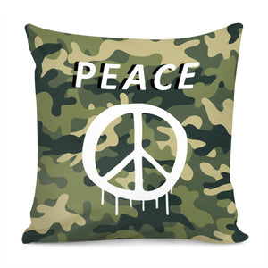 Peace Sign Pillow Cover