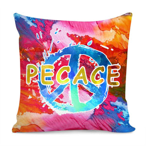 Peace Sign Pillow Cover