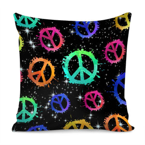 Peace Sign Pillow Cover