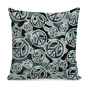 Peace Sign Pillow Cover