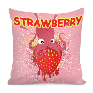 Strawberry Pillow Cover