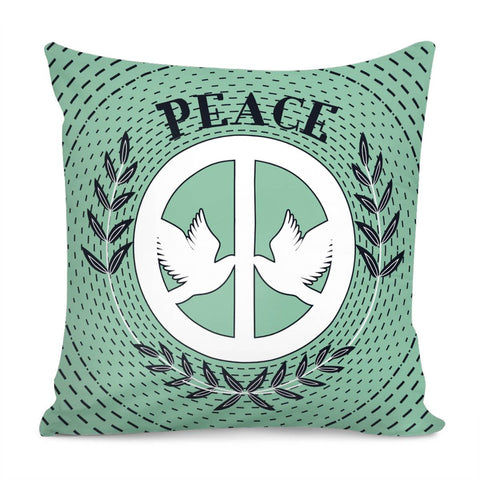 Image of Peace Sign Pillow Cover