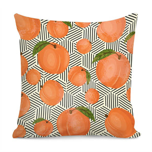 Peach Pillow Cover