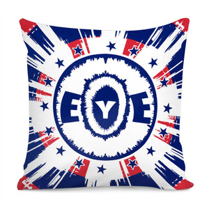 Eyes And Stars And Fonts And Light Pillow Cover