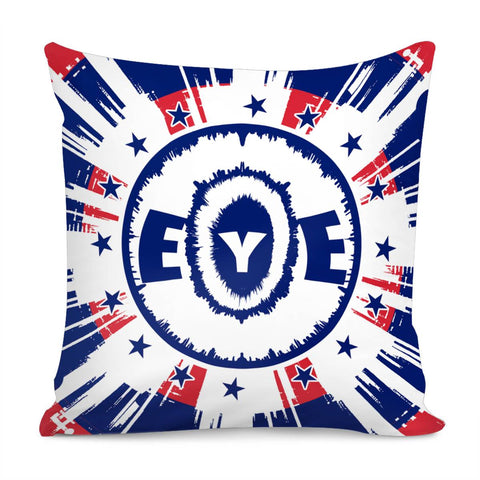 Image of Eyes And Stars And Fonts And Light Pillow Cover