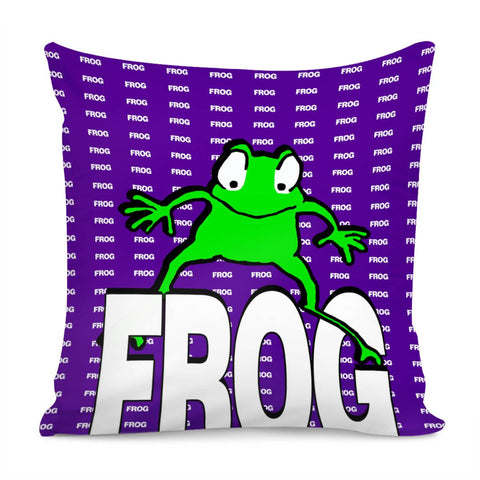 Image of Frog Pillow Cover