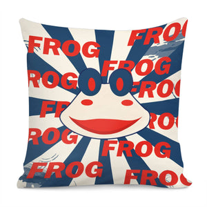 Frog Pillow Cover