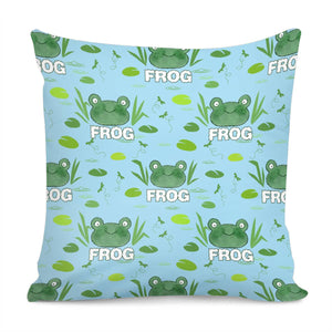 Frog Pillow Cover