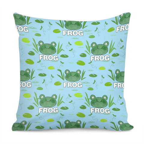 Image of Frog Pillow Cover