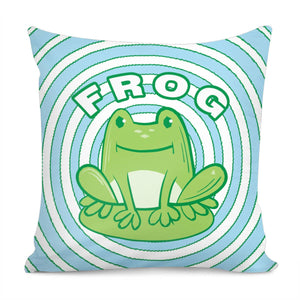 Frog Pillow Cover