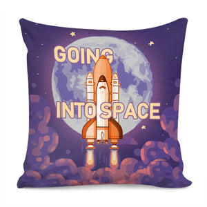 Rocket Pillow Cover