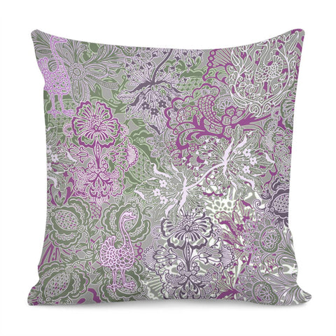 Image of Indian Flowers Pillow Cover