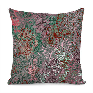 Indian Flowers 2 Pillow Cover