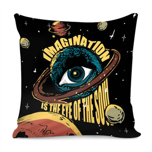 Eyes And Light And Planet And Starry Sky Pillow Cover