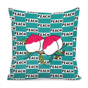 Peach Pillow Cover