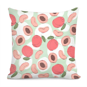 Peach Pillow Cover