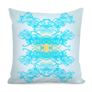 Blue Pillow Cover