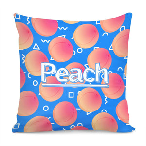 Peach Pillow Cover