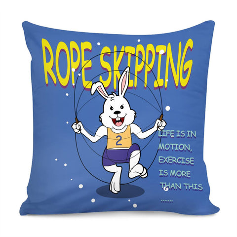 Image of Rabbit Pillow Cover