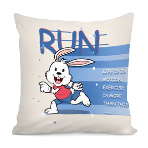 Rabbit Pillow Cover