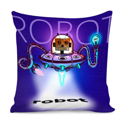 Image of Robot Pillow Cover