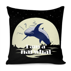 Narwhal Pillow Cover