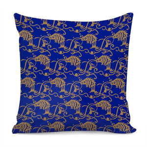 Chinese Fish 2 Pillow Cover